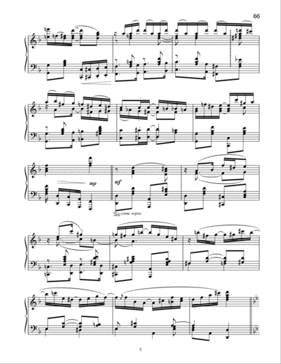 Beautiful Mountain Rag for Solo Piano Piano Solo scores gallery preview page 4