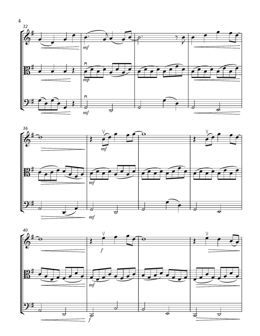 Grow Old With Me String Trio scores gallery preview page 4