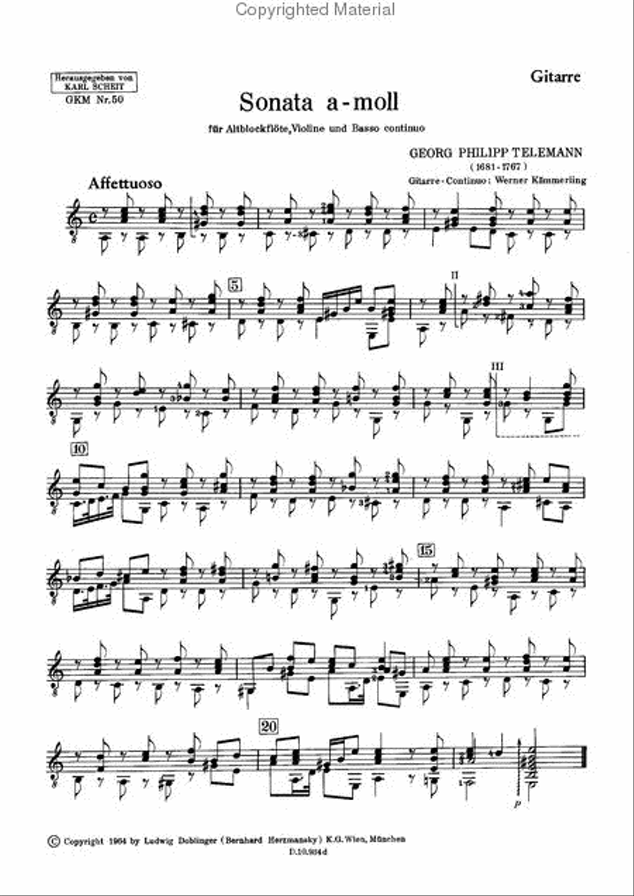 Triosonate a-moll School and Community scores gallery preview page 2