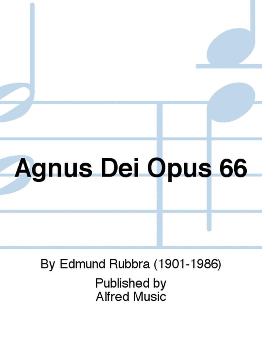 Agnus Dei Opus 66