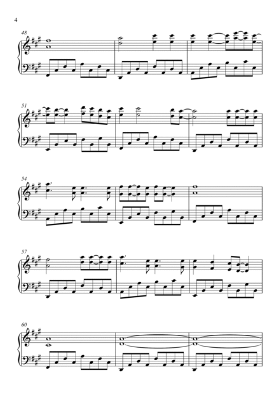 Someone Like You Piano Solo scores gallery preview page 4