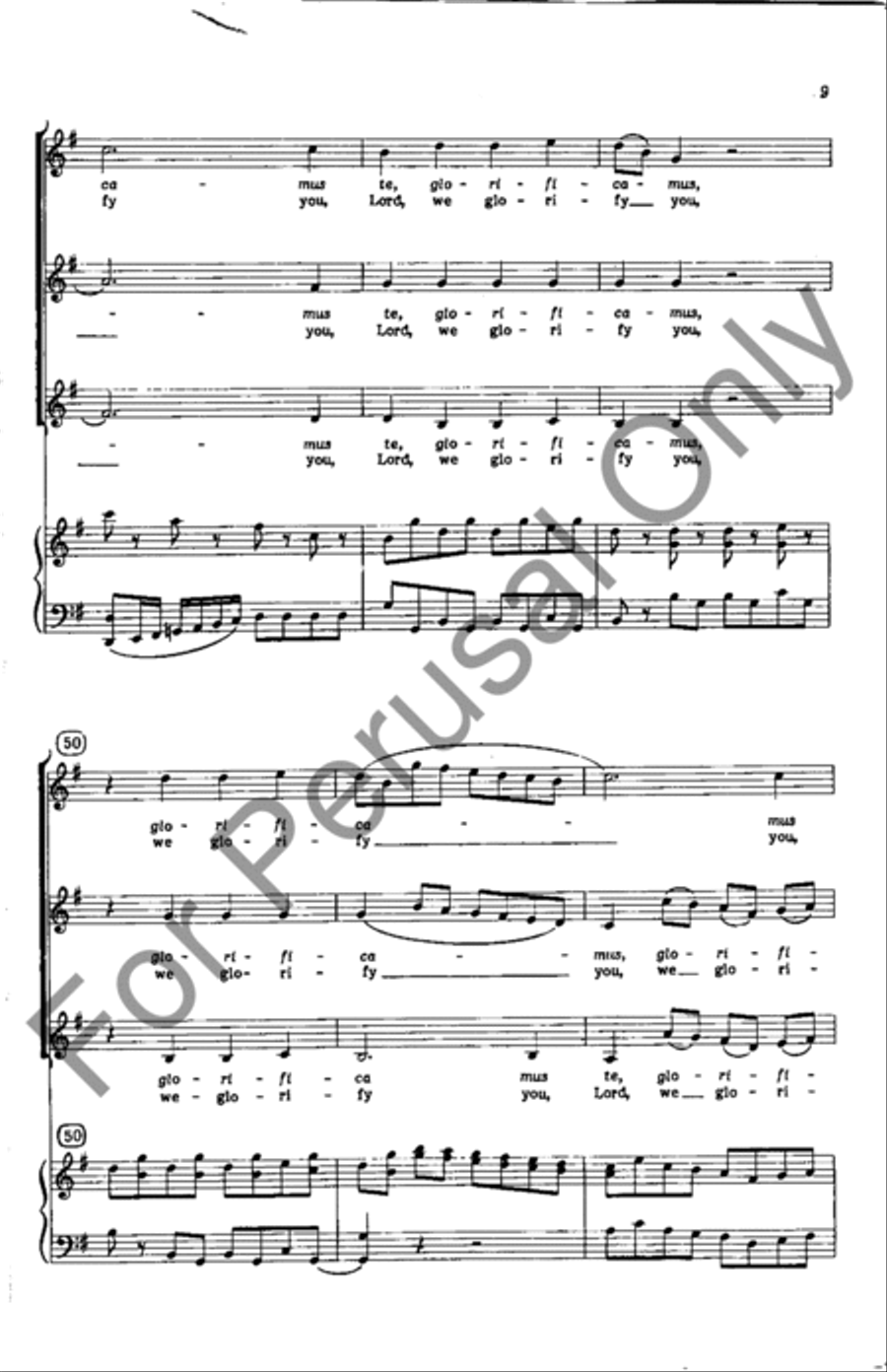 Gloria SSA scores gallery preview page 9