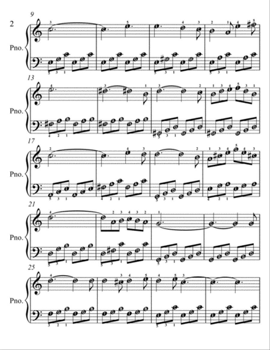 Petite Classics for Easiest Piano Booklet A3 Easy Piano scores gallery preview page 4