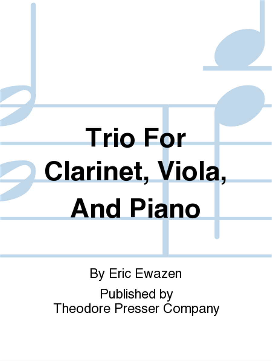 Trio for Clarinet, Viola, and Piano