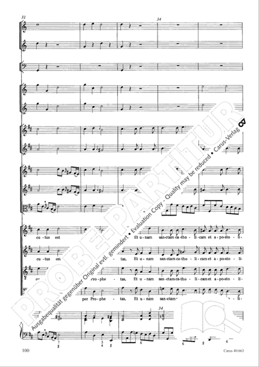 Mass in D minor (Missa in d) ATB scores gallery preview page 116