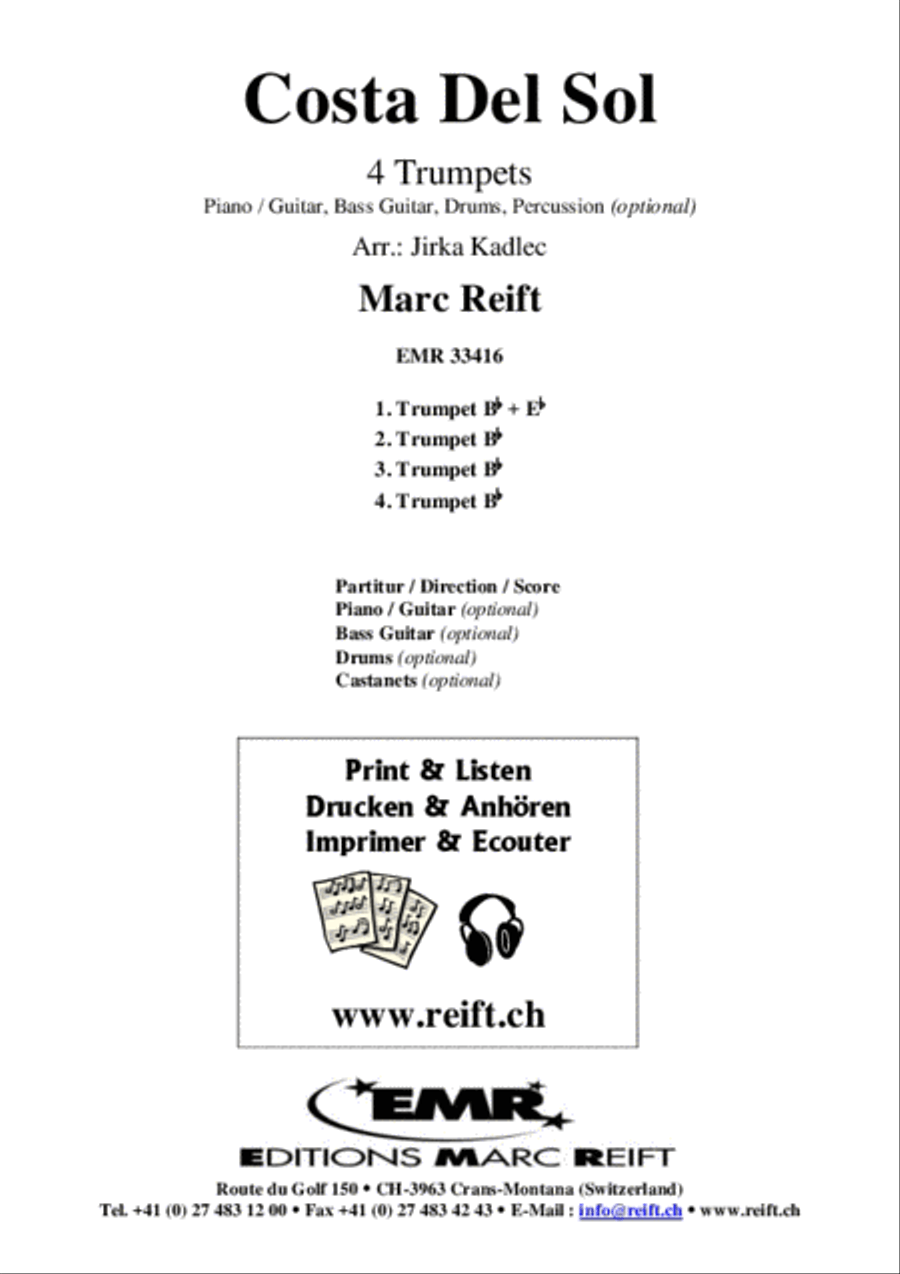 Costa Del Sol Costa Del Sol Trumpet scores gallery preview page 2