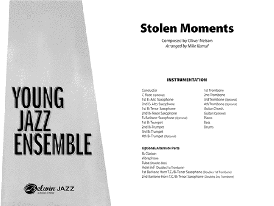 Stolen Moments: Score Jazz Ensemble scores gallery preview page 1