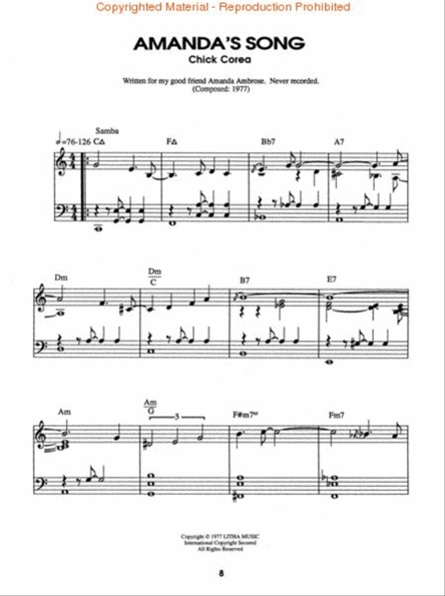 Chick Corea Collection Voice scores gallery preview page 2
