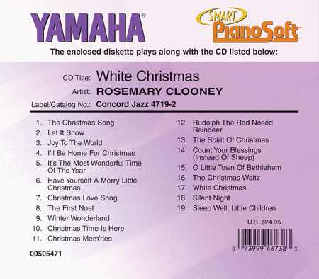 Rosemary Clooney - White Christmas - Piano Software