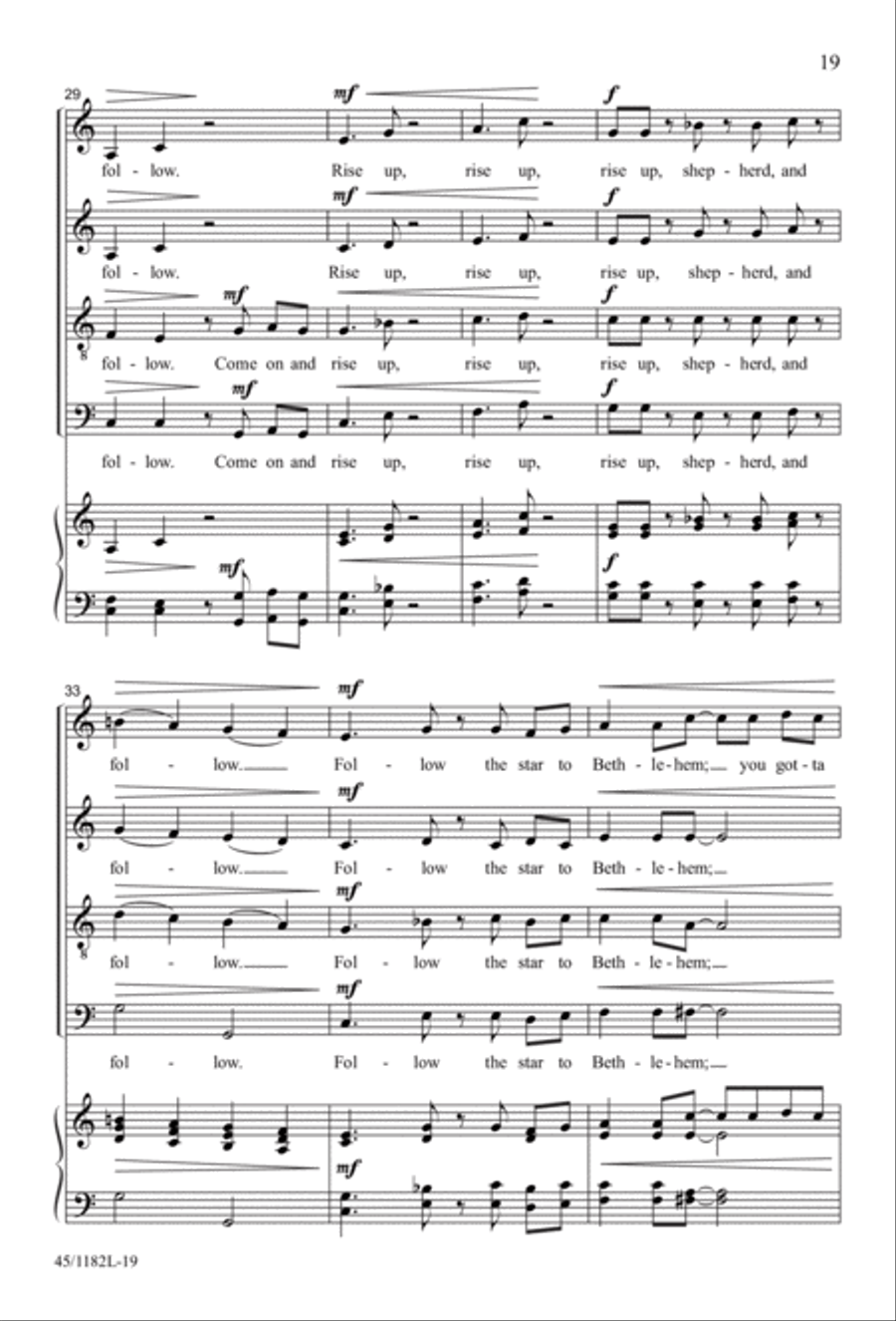 All Around A Cappella 4-Part scores gallery preview page 17