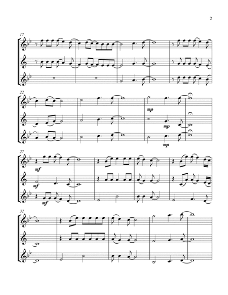 Shallow Clarinet scores gallery preview page 3