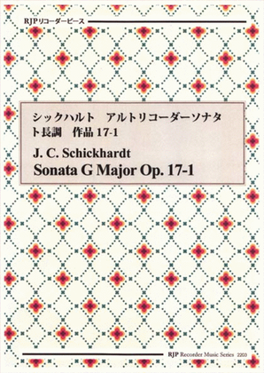 Book cover for Sonata G Major, Op. 17-1