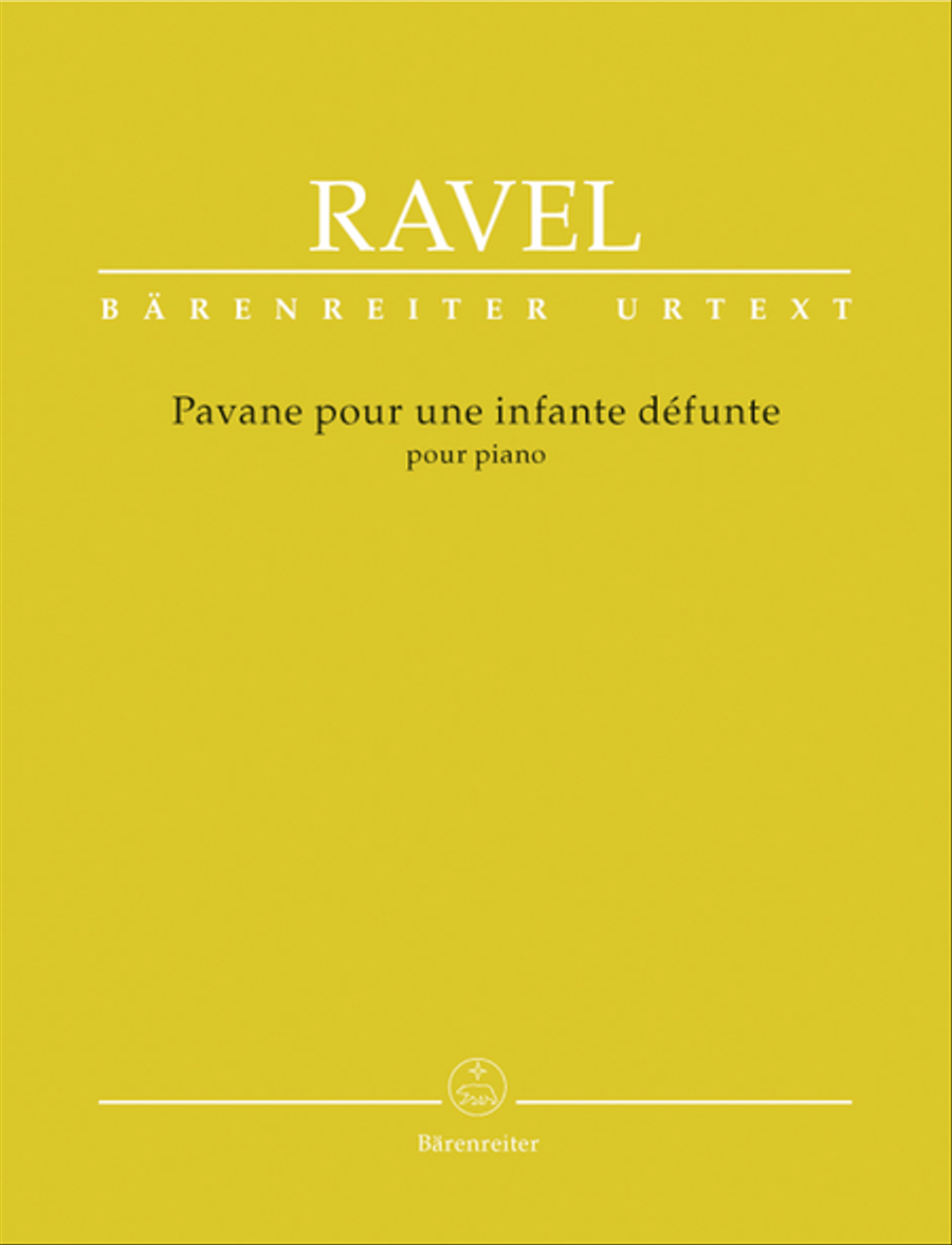 Pavane pour une infante defunte for Piano Piano Solo scores gallery preview page 1