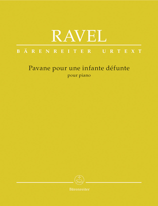 Book cover for Pavane pour une infante defunte for Piano