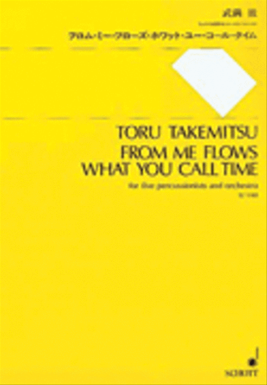 From me flows what you call Time Percussion Ensemble scores gallery preview page 1