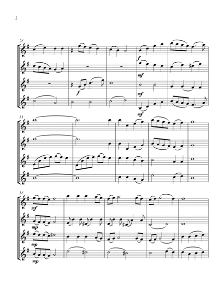 Have Yourself A Merry Little Christmas from MEET ME IN ST. LOUIS String Quartet scores gallery preview page 4