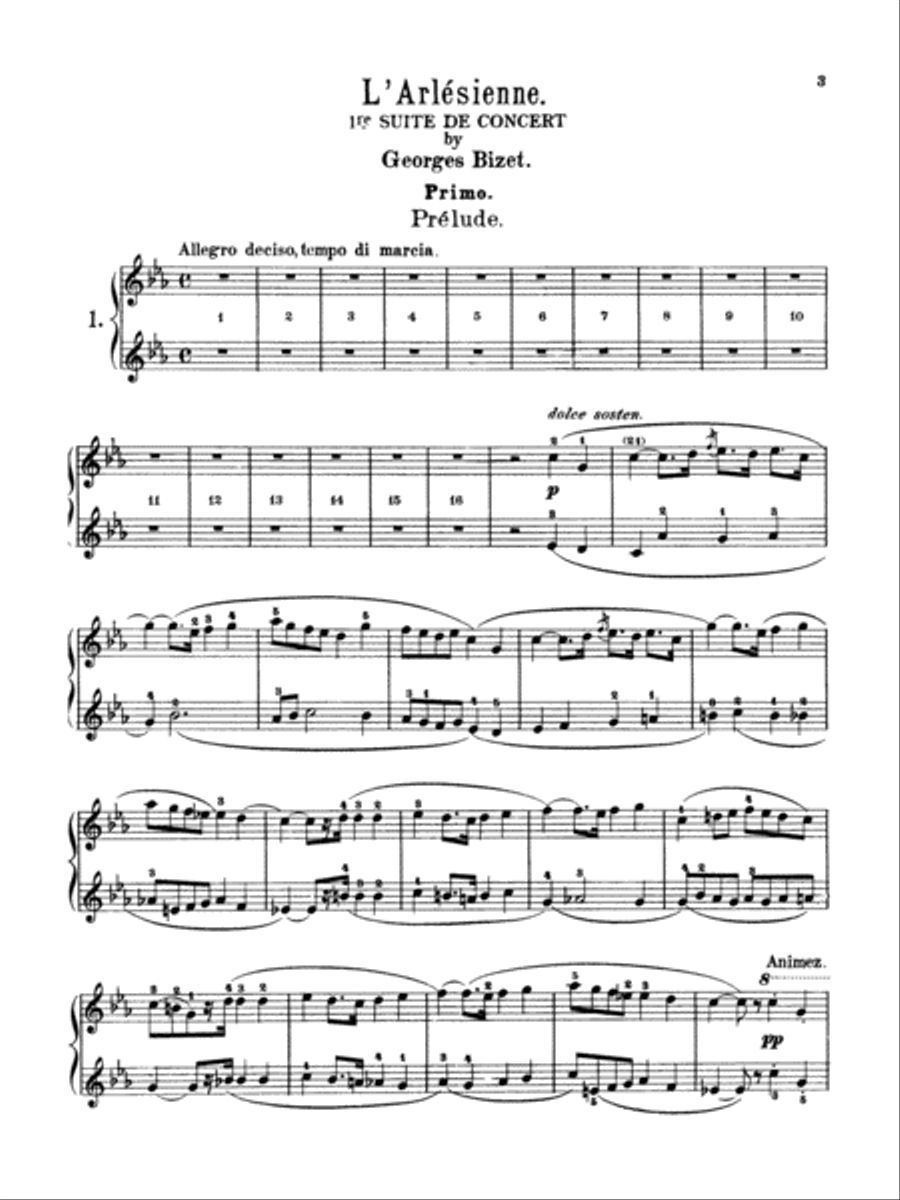 L'Arlesienne, Suites 1 & 2 Small Ensemble scores gallery preview page 4