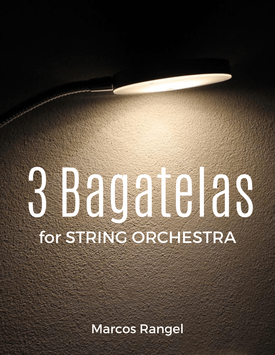 3 Bagatelas for String Orchestra Chamber Music scores gallery preview page 1