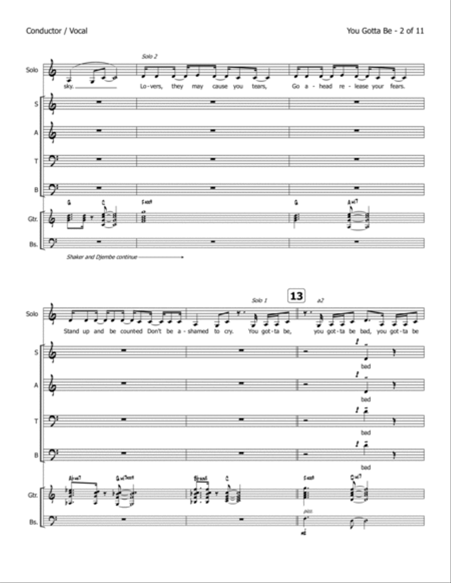 You Gotta Be You Gotta Be Divisi scores gallery preview page 4
