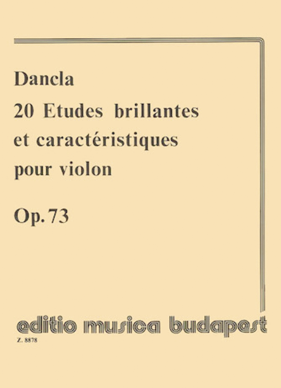 20 Etudes Brillantes and Caracteristiques, Op. 73