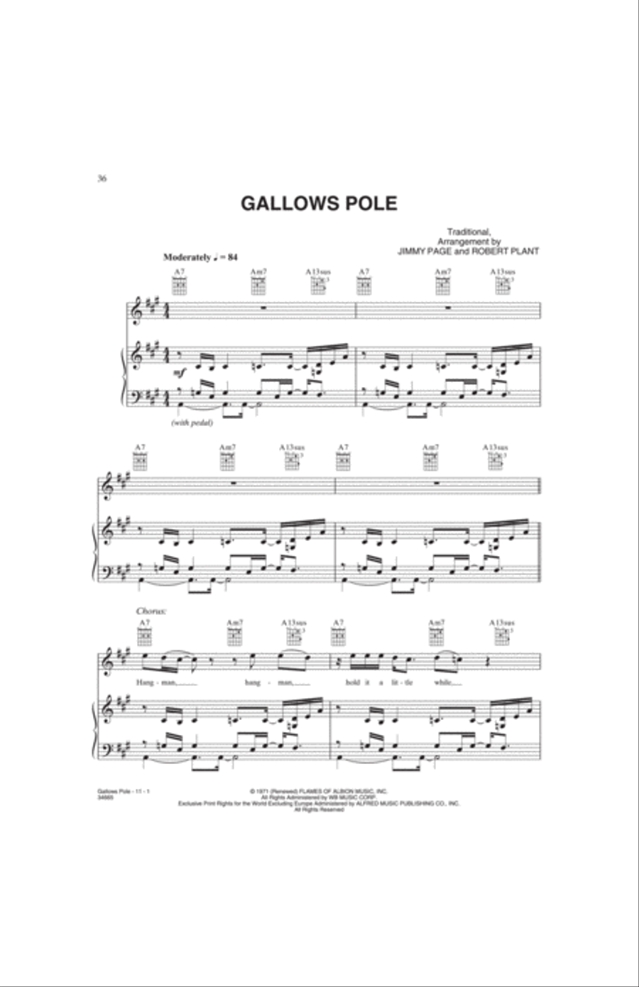 Led Zeppelin -- III Platinum Piano, Vocal, Guitar scores gallery preview page 2