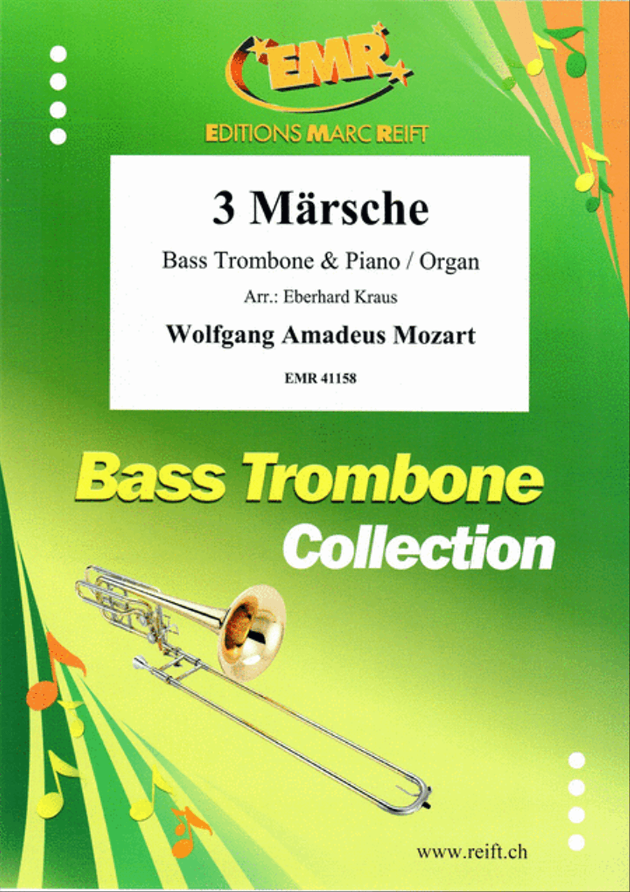 3 Marsche 3 Marsche Trombone scores gallery preview page 1