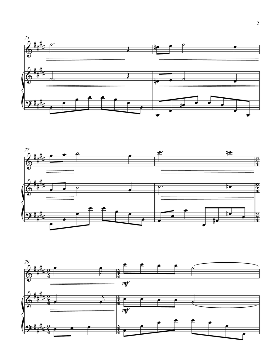 Walking In The Air Walking In The Air Flute Solo scores gallery preview page 5