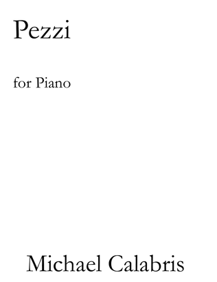 Book cover for Pezzi (for Piano)
