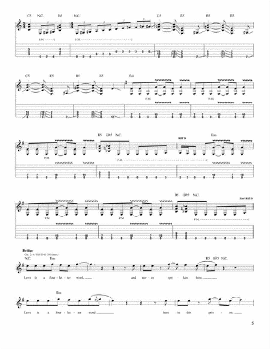 The Day That Never Comes The Day That Never Comes Acoustic Guitar scores gallery preview page 5