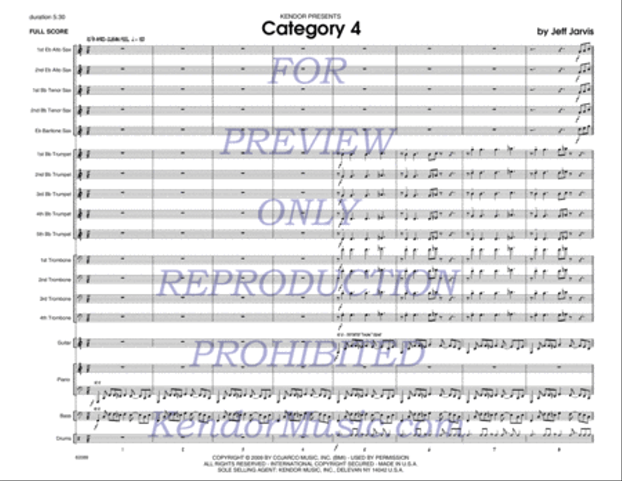 Category 4 Jazz Ensemble scores gallery preview page 2