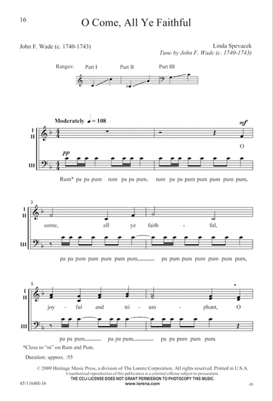 A-Caroling We Go! 3-Part scores gallery preview page 16