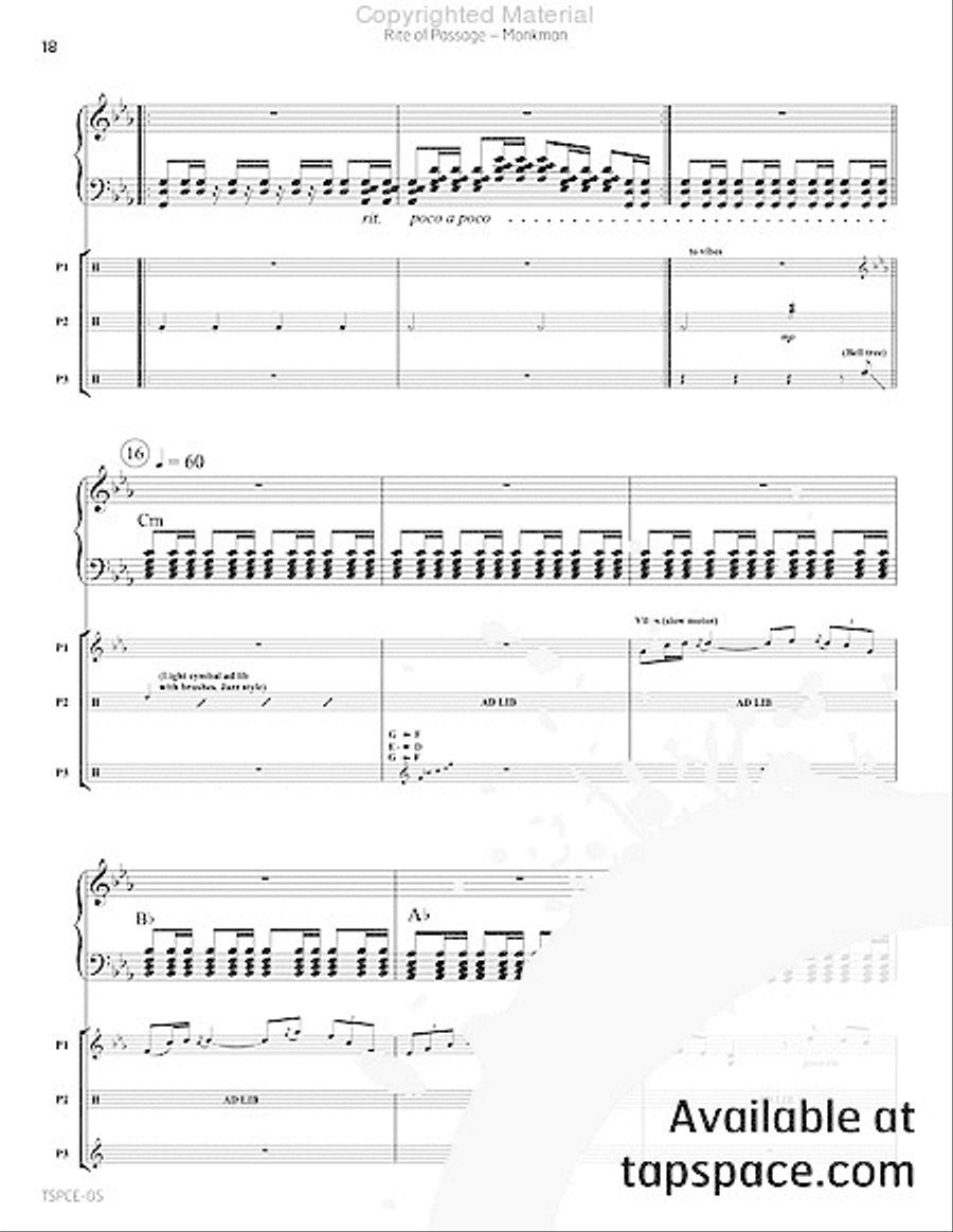 Rite of Passage Rite of Passage Percussion Ensemble scores gallery preview page 21