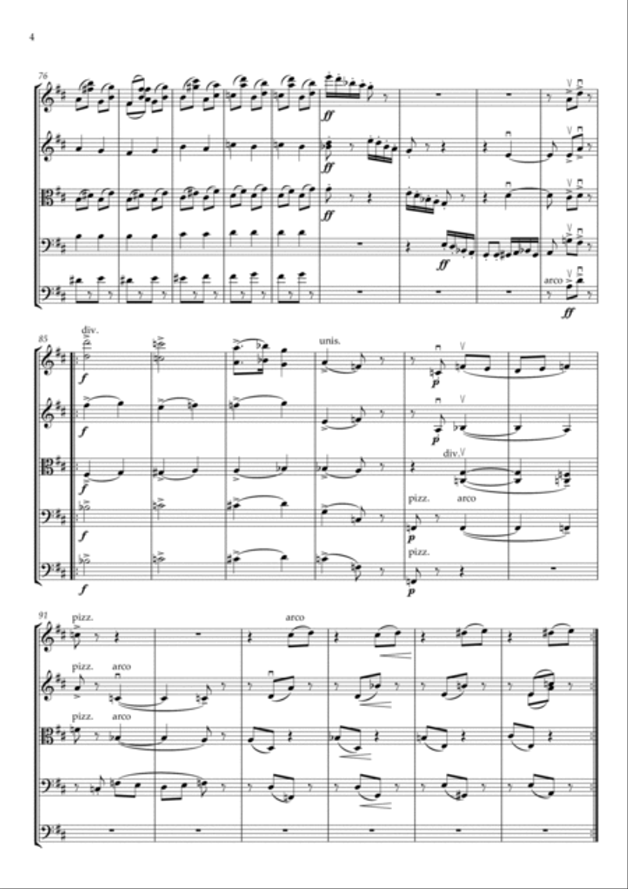 February: Carnival String Orchestra scores gallery preview page 4