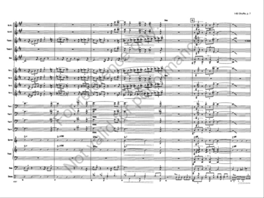 I-80 Shuffle I-80 Shuffle Jazz Ensemble scores gallery preview page 7
