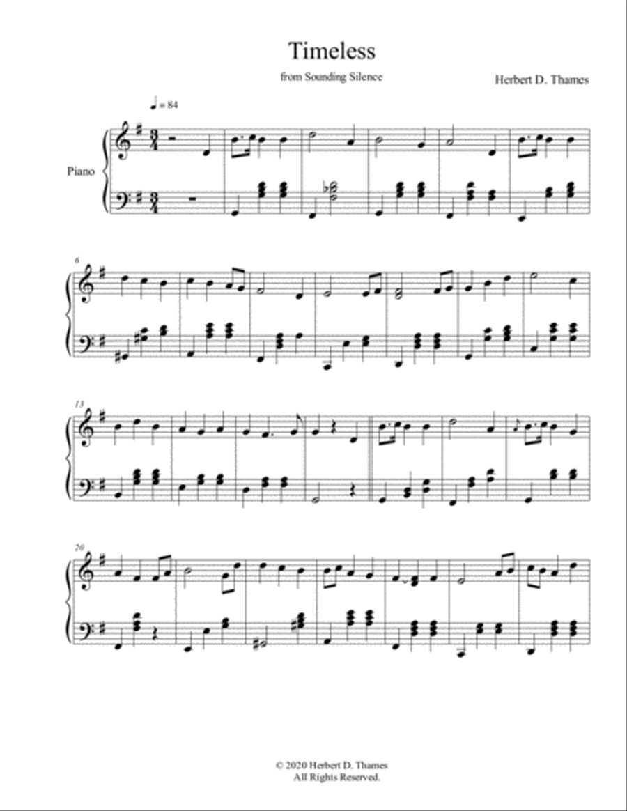 Timeless Piano Solo scores gallery preview page 2