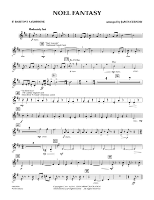 Noel Fantasy - Eb Baritone Saxophone