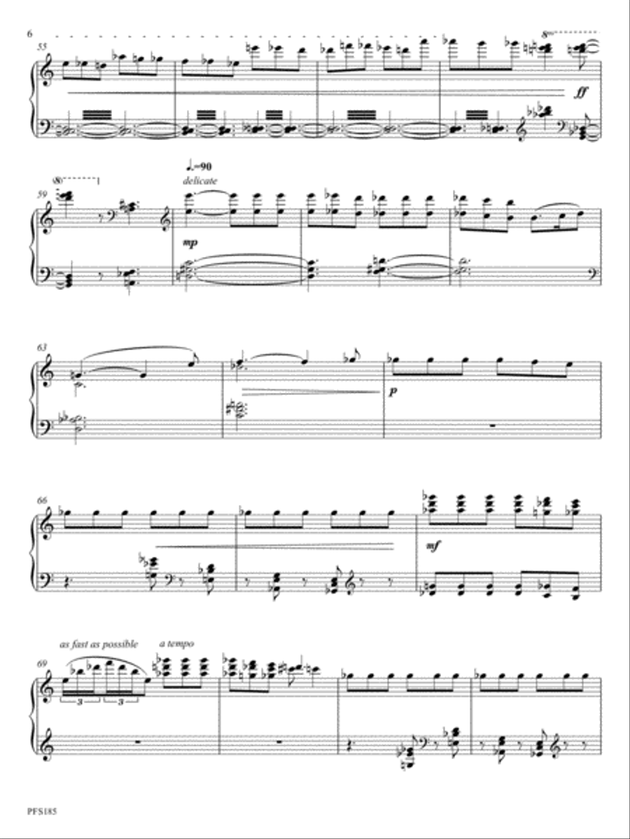 Dali's Staircase Piano Solo scores gallery preview page 7