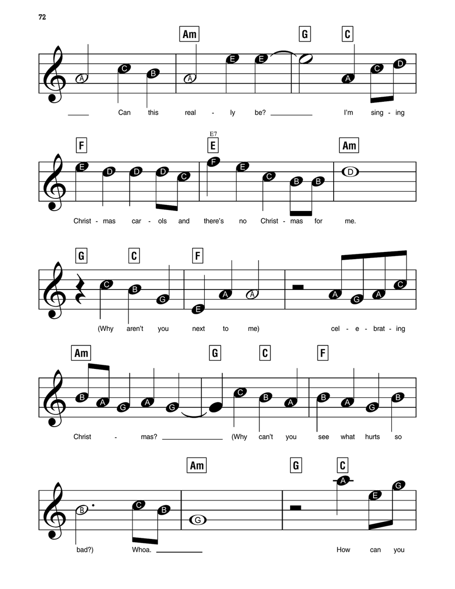 Cold December Nights Cold December Nights Electronic Keyboard scores gallery preview page 2