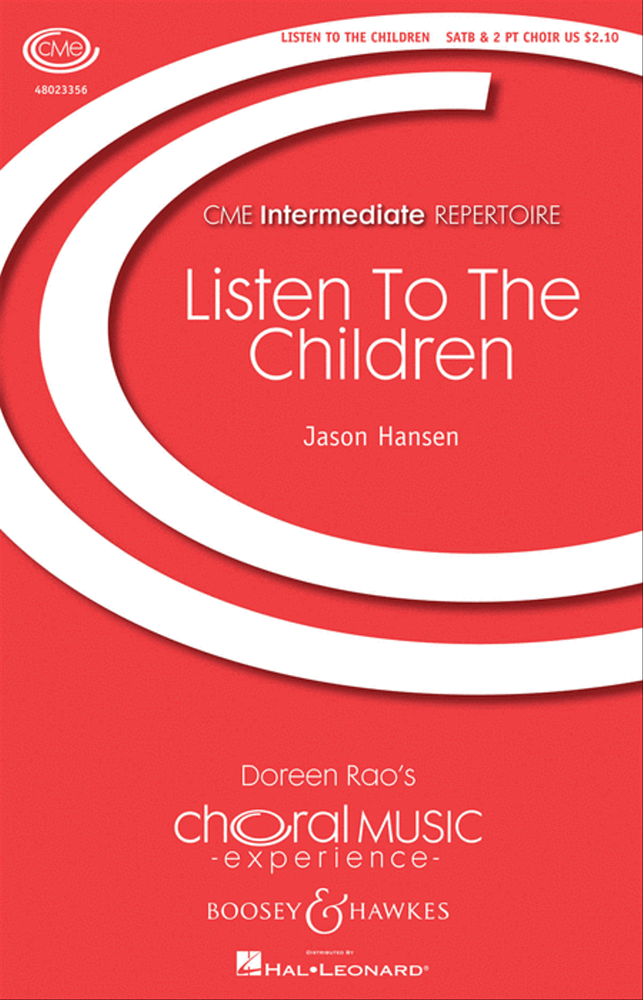 Listen to the Children 4-Part scores gallery preview page 1