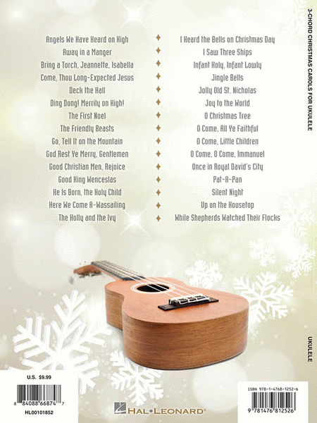 3-Chord Christmas Carols for Ukulele