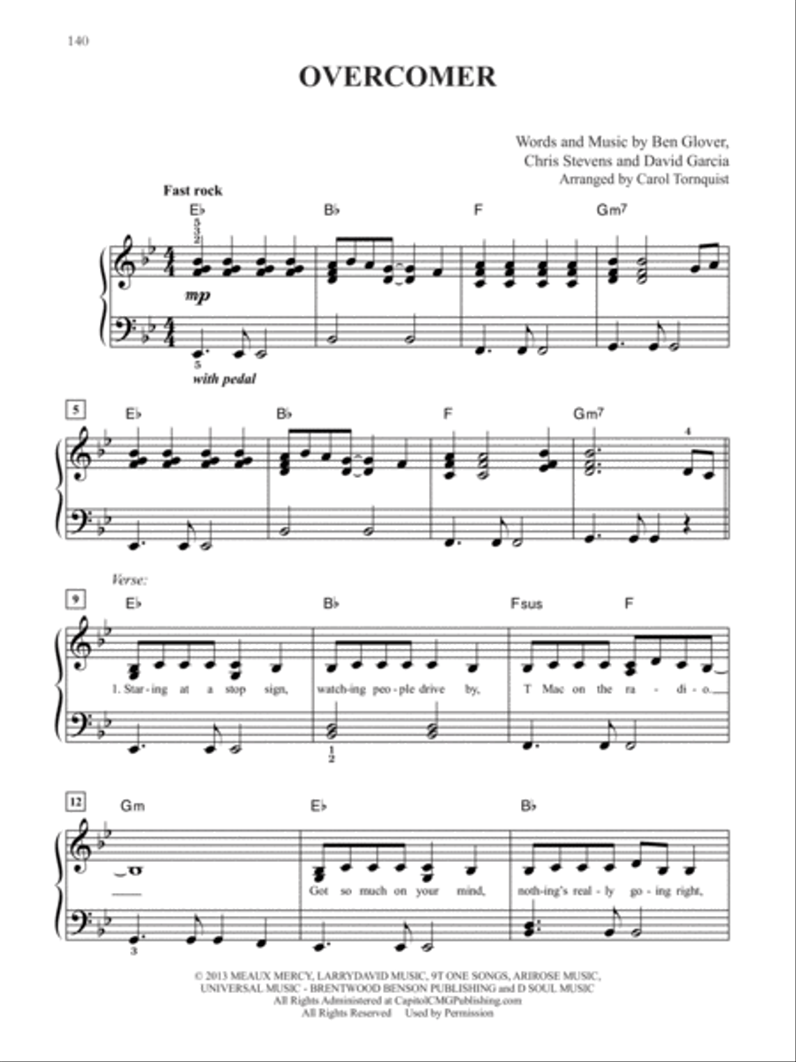 Top 50 Christian Hits Top 50 Christian Hits Easy Piano scores gallery preview page 4