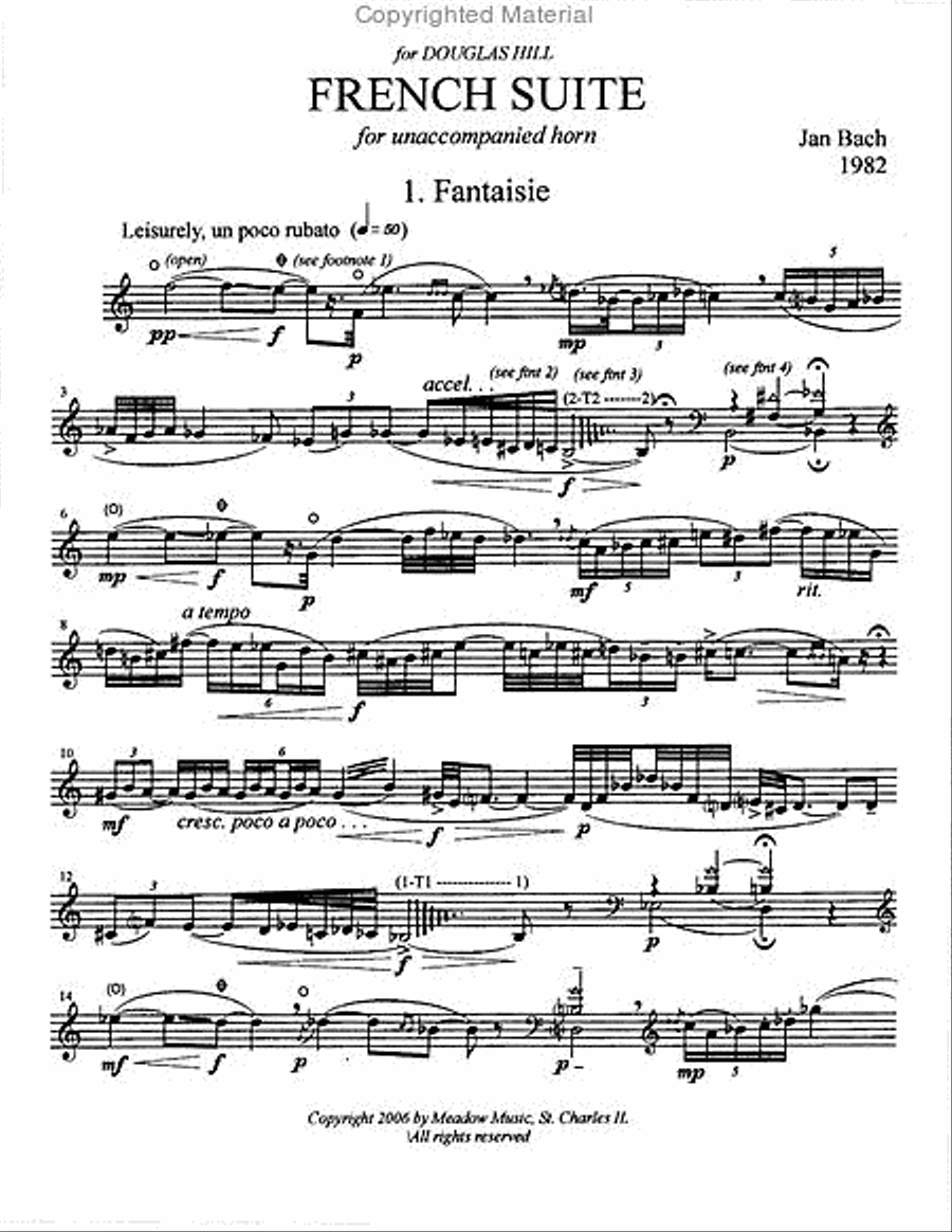 French Suite A Cappella scores gallery preview page 2