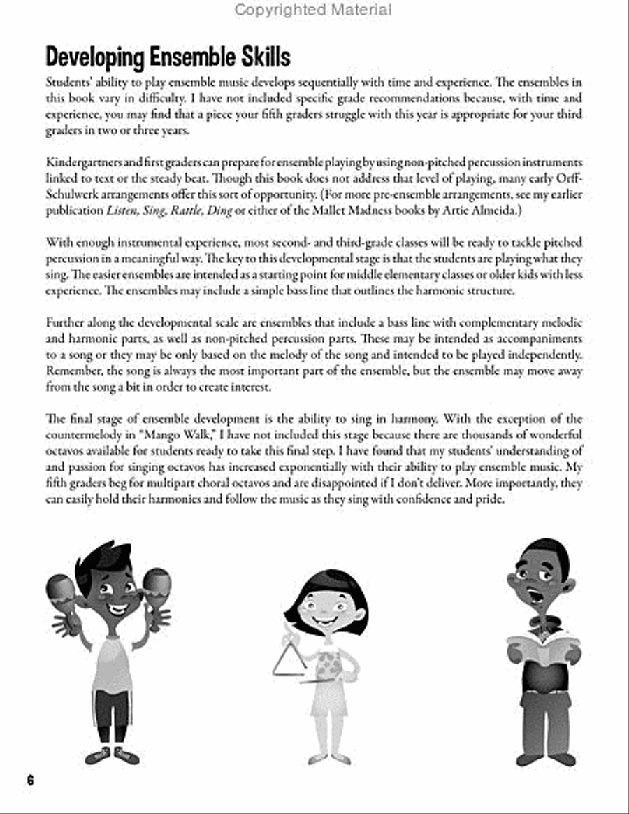 Sing and Play the Global Way Unison Choir scores gallery preview page 5