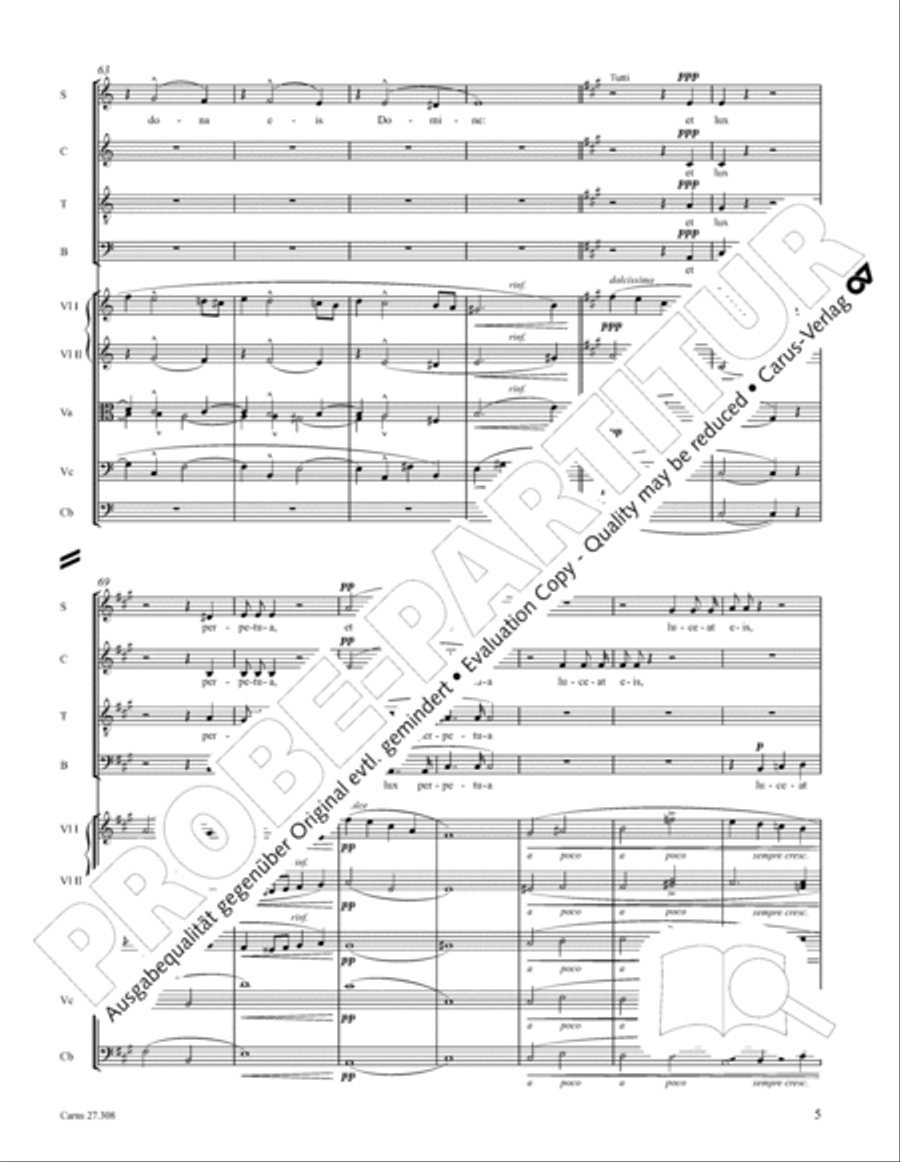 Messa da Requiem 4-Part scores gallery preview page 11