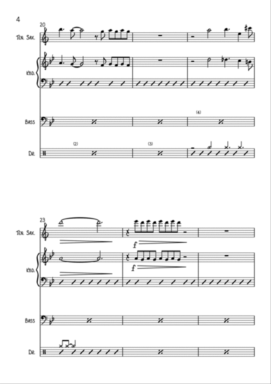 Seven In One Seven In One Jazz Ensemble scores gallery preview page 4