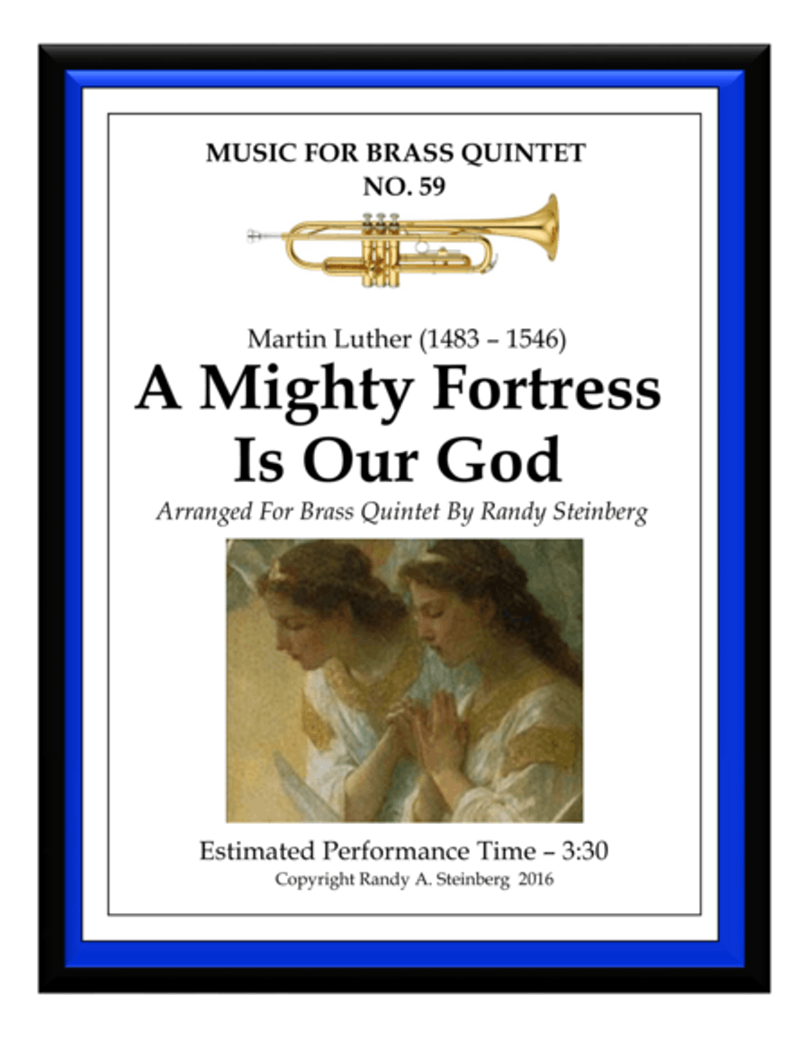 A Mighty Fortress Is Our God Brass Ensemble scores gallery preview page 1