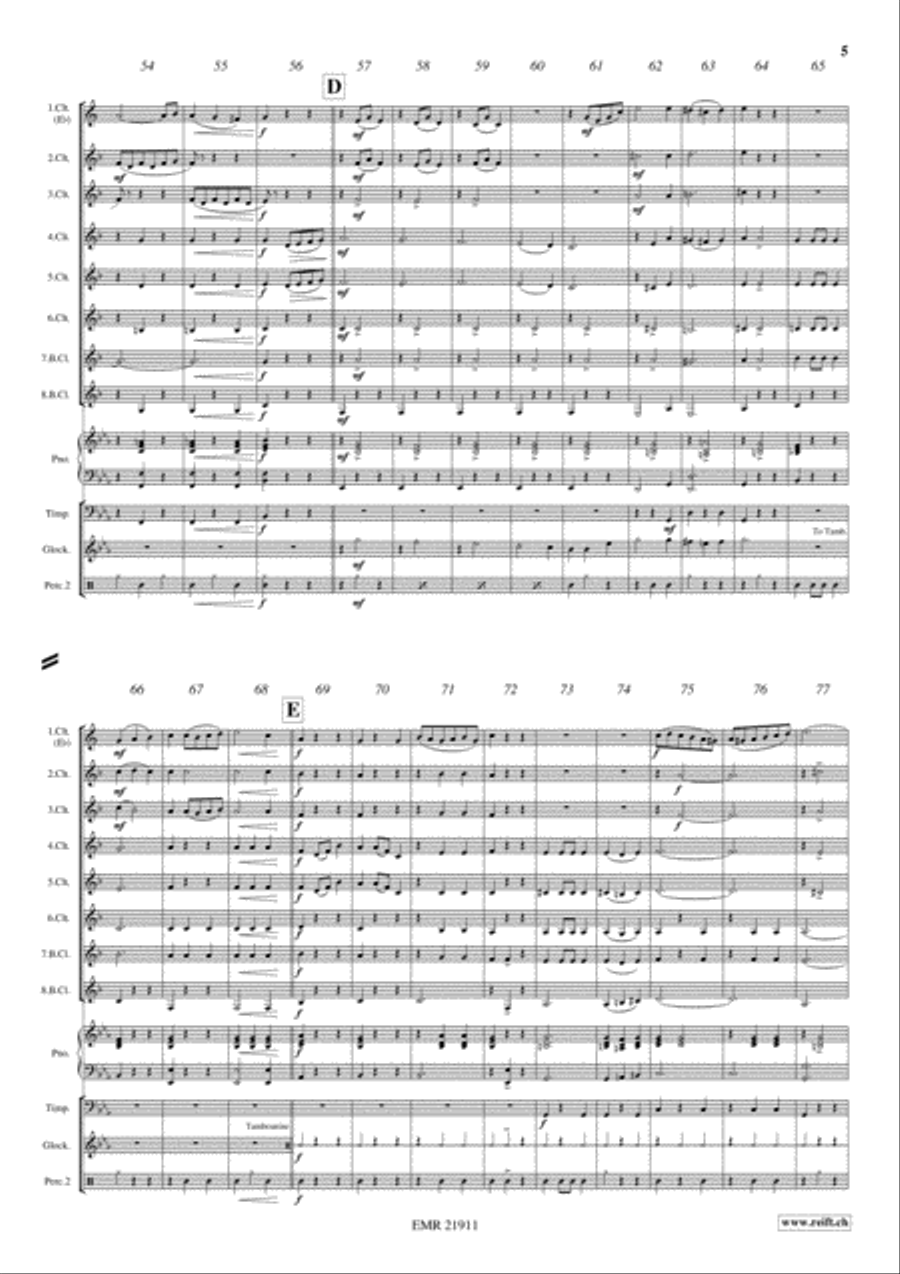 Vienna By Night Vienna By Night Clarinet scores gallery preview page 5