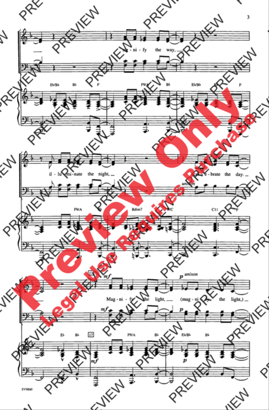 Magnify the Light 4-Part scores gallery preview page 3
