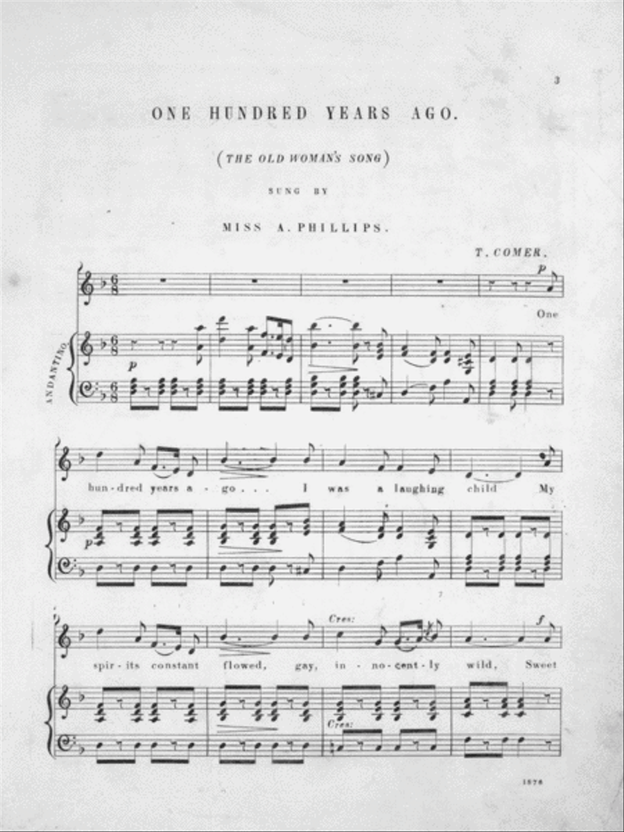 The Popular Songs & Melodies from the Musical Scenic Romance of The Enchanted Beauty, or The Dream of 100 Years Voice scores gallery preview page 2