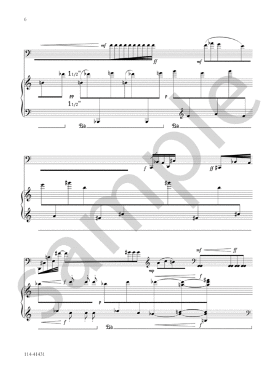 Three Pieces Chamber Music scores gallery preview page 6